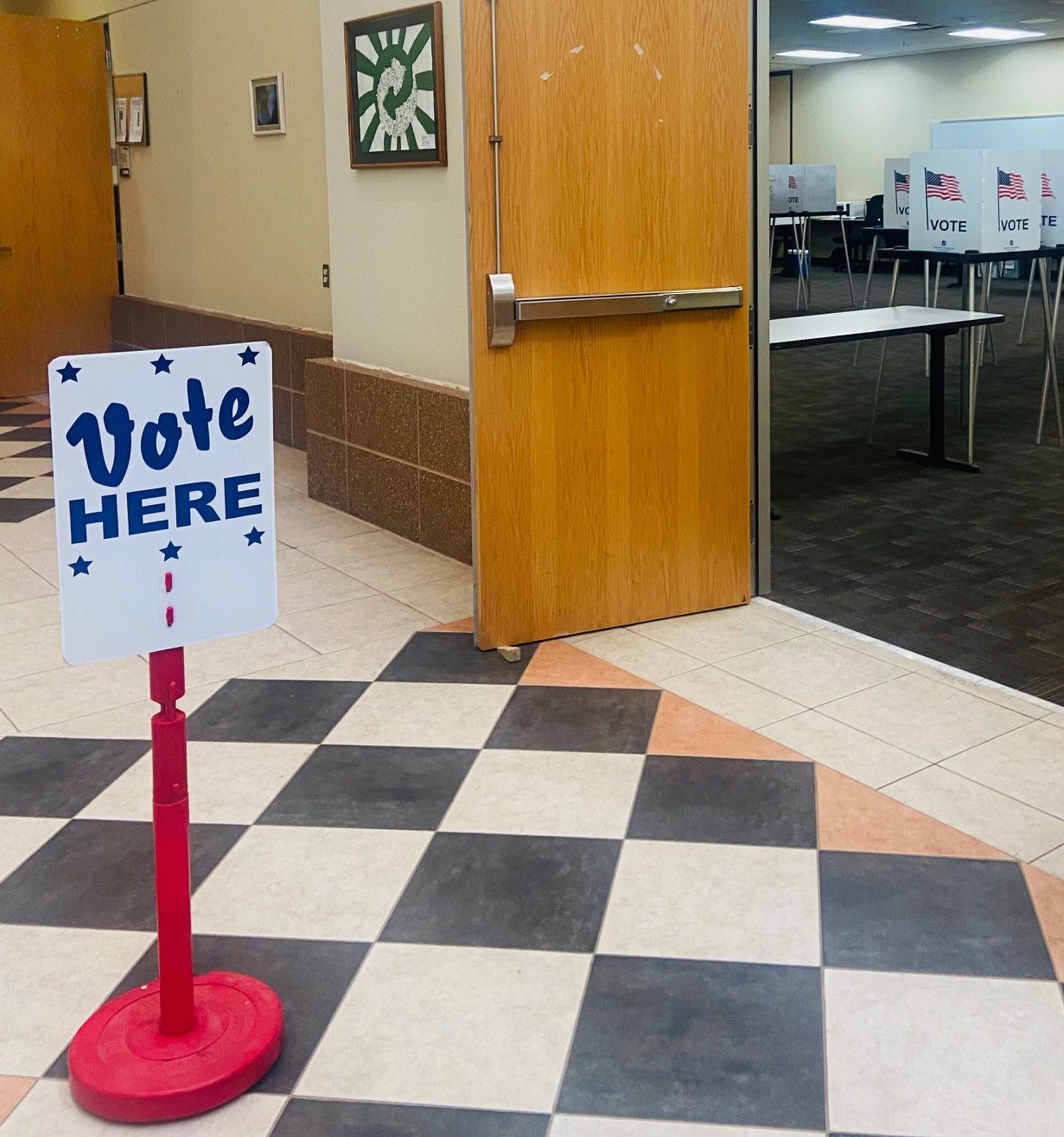 Voting at Government Center c